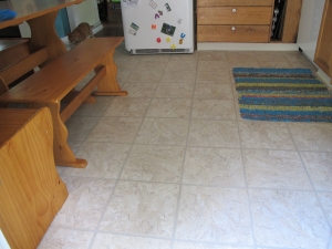 Brand new interlocking tile floor!